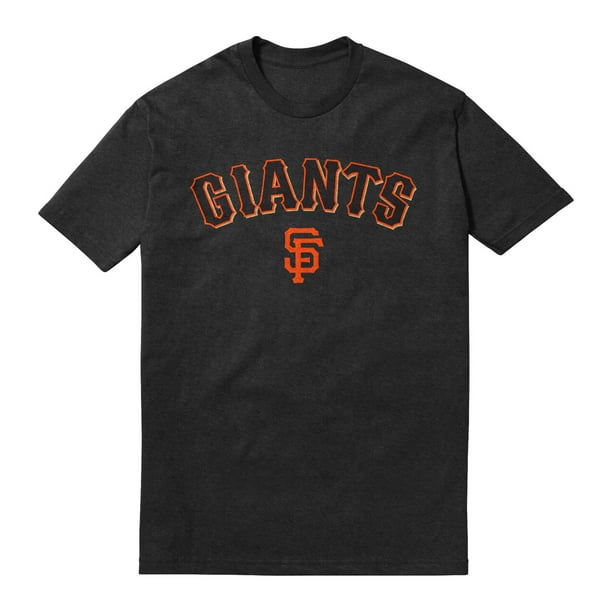 San Francisco Giants Twill Crest Applique Heather Jersey T-Shirt - Bulletin
