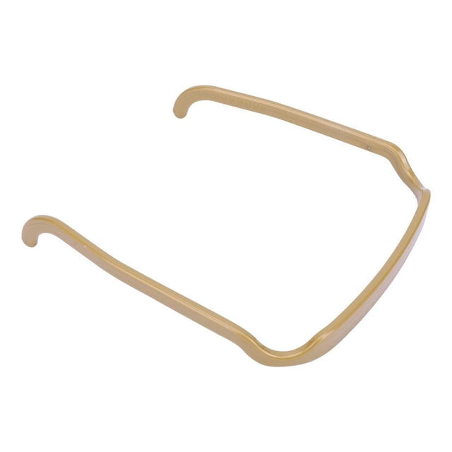 Diadema de aro para el cabello de plástico cómodo para cabello largo y rizado dorado grueso