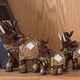 thumbnail image 2 of Wosthever Elefante esculpir estatua estatuilla resina librería decoración Animal artesanía habitación mascotas accesorios recuerdo de la Decoración del hogar Marrón, 3.5x1.8x3.5 pulgadas Pequeño, 2 of 6