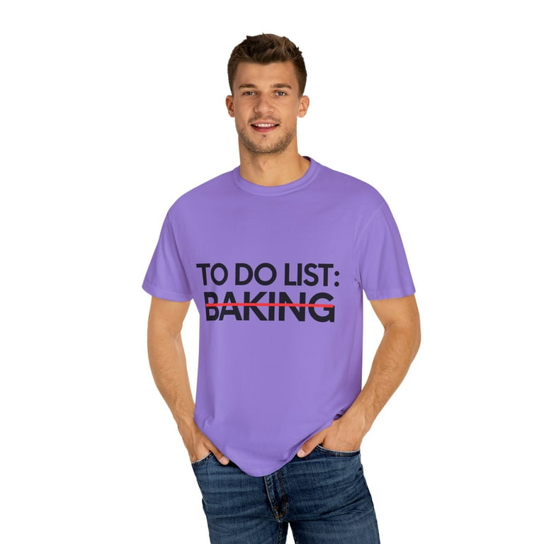 Funny To Do List Baking Hobby Saying Learning Bake Cooking Novelty