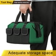 thumbnail image 3 of KMSS Tool Bag with Handle Zipper Closure Large Opening Design Big Capacity Waterproof Fabric Heavy Duty Tote Bag with Pockets (13/17/19inch), 3 of 7