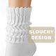 thumbnail image 2 of Calcetines Slouch Zoooyawn, 4 pares, holgados, acanalados, de algodón, apilados, 2 of 6