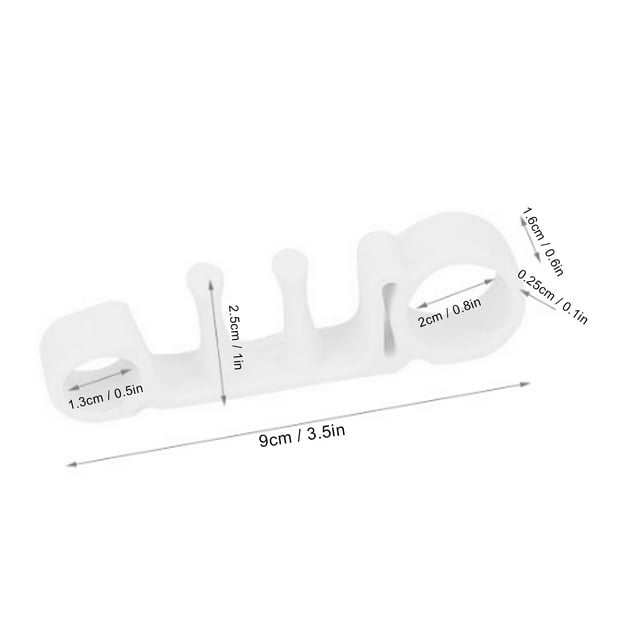 Hilitand 10 Pairs Unisex Toe Separator Hallux Valgus Hammer Toe Corrector Separation Tool,Correction Toe Separator,Toe Corrector