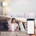 thumbnail image 2 of 4 Pack Smart Plugs Wi-Fi Outlet 4 Pack Work with Alexa/Google Home/Smart Life Timer ON/Off Plug Schedule Built-in App Mini Wireless Socket No Hub Required, 2 of 7