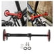 thumbnail image 4 of Portaequipajes trasero con varilla de extensión para ruedas de bicicleta plegable para transportar y caminar Rojo negro, 4 of 9
