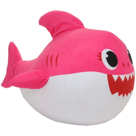 Baby Shark Kids Mommy Shark 15" Bedding Plush Cuddle and Decorative Pillow Buddy Plush Toy