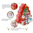 thumbnail image 4 of Bewildely Tarro de galletas, caja de dulces, estuche de regalo, tamaño compacto, accesorios para el hogar, suministros de vacaciones, artesanía, Kits de decoración para fiestas patrón de luz Bewildely HA070271-01, 4 of 6