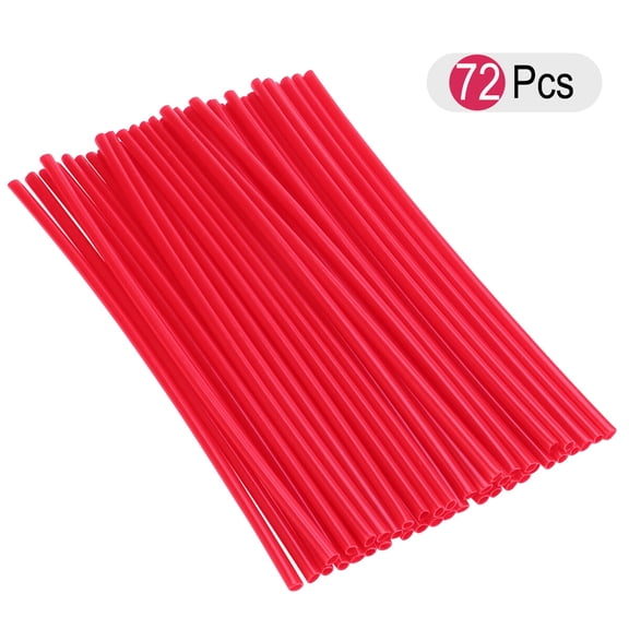 NIAIZEK 72-Pack Red Bike Spoke Wraps Lightweight Dirt Bike Rim Covers with Easy Installation and