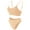 Skin, variant on Luxtrada Women's Lingerie for Women 2 Piece Lingerie Set Bra and Panty Sets (Skin,L)