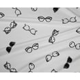thumbnail image 4 of oneOone Polyester Lycra White Fabric Goggles Fashion Craft Projects Decor Fabric Printed By The Yard 56 Inch Wide, 4 of 4