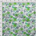 thumbnail image 3 of oneOone Polyester Lycra Green Fabric Florals Sewing Craft Projects Fabric Prints By Yard 56 Inch Wide, 3 of 4