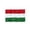 Hungary - 8x5cm, variant on Country Flag Pattern Embroidered Nylon Patch Decorative Morale Fabric Badge Versatile Clothing Backpack Ornamental Applique Sticker