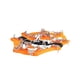 thumbnail image 1 of Wosthever Crampones antideslizantes para escalada al aire libre, 19 , para caminar en invierno, pesca en hielo, montañismo, raquetas de nieve, Escalada naranja XL, 1 of 6