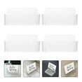 thumbnail image 6 of HERFIER 4Pcs Acrylic Cards Holders Business Cards Holders Desktop Cards Stands Transparent Cards Holder 3.73x1.97x0.86in, 6 of 8