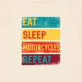 thumbnail image 4 of Inktastic Eat Sleep Motorcycles Repeat Boys or Girls Baby T-Shirt, 4 of 5