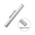 thumbnail image 2 of 8mm x 100mm 304 Stainless Steel Solid Round Rod for DIY Craft - 2Pcs, 2 of 3