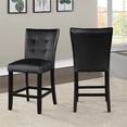 thumbnail image 5 of Steve Silver Markina Black Vinyl Counter Chair, 5 of 6