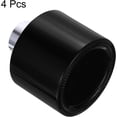 thumbnail image 3 of HARFINGTON 4pcs Empty Glass Diffuser Bottle 140ml/4.7oz Refillable Fragrance Accessories Aromatherapy Jar Container for Replacement Reed Diffuser DIY Home Bathroom Black with Silver Tone Cap, 3 of 6