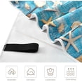 thumbnail image 2 of Coolnut Beach Towels Summer Time Sea Shells Camping Towels Starfish Sand Free Beach Towel, 30"x60" Large Beach Towels Quick Dry Bath Travel Towels Pool Yoga Beach Mat for Men Women, 2 of 6
