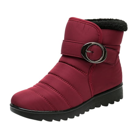 

TAIAOJING Women s Snow Boots Snow Boots Winter Warm Boots For Snow Boots Ankle Boots Warm Shoes Boots Zapato