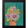 thumbnail image 2 of Moore, Regina 15x18 Black Modern Framed Museum Art Print Titled - Jubilant Floral III, 2 of 5