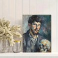 thumbnail image 2 of Qisvanset Skull Self Portrait Canvas Print 12x16 Inch Studio Wall Decor, 2 of 8