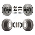 thumbnail image 1 of CMX Front Rear Disc Brake Rotors Hub Assembly Ceramic Pads and Drum Kit for Car 1998-1999 C1500 Suburban Chevrolet GMC with 13" Diameter GAS engine K8C-102777, 1 of 11