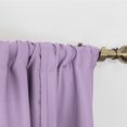 thumbnail image 4 of Yipa Purple Blackout Roman Curtains for Kids Bedroom Thermal Insulated Curtains Rod Pocket Tie Up Shade Curtains 1-Panel for Small Windows Bathroom Kitchen (38 x 54 Inches Long), 4 of 6