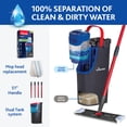 thumbnail image 1 of H2prO Flat Mop and Bucket System, Multi-Surface Floor Cleaning, 1 of 11