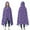 Purple Leopard Print, variant on Wearable Blanket,White and Black Of Leopard Print Hooded Wearable Flannel Blanket for Adults & Teens,Winter Poncho Shawl Wrap Cape Cozy Anti-Pill,60"x80"