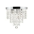 thumbnail image 4 of 11" 5-Light Crystal Chandelier Ceiling Light Fixture with Flush Mount, 4 of 12