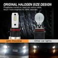 thumbnail image 3 of Alla Lighting 4000 Lumens 12278 PSX26W LED Fog Lights or DRL Daytime Running Lights Bulbs, 6000K Xenon White, Xtreme Super Bright Replacement Upgrade, 3 of 9