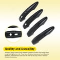 thumbnail image 6 of Set of 4 Gloss Black Door Handle Cover Trim Fit for 2019-2023 Nissan Altima, 6 of 7