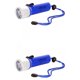 thumbnail image 3 of Greeniant Linterna de buceo de alto lumen, buzos, antorcha subacuática, equipo de lámpara alimentado por , luz, accesorios para deportes Azul 2Conjunto, 3 of 6