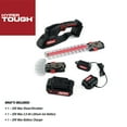 Hyper Tough 20V Cordless 5" Shear/ 9" Shrubber, with Battery and