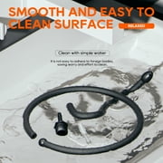 Smokitcen Silicone Shower Enema Device with Reusable Tube and 2 Colon Cleansing Nozzle Tips for Men and Women