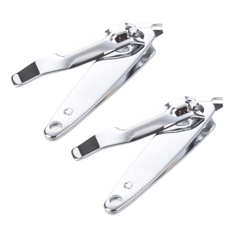 2X Metal Slanted Edge Nail Cutting Clippers Without File