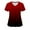 Wine, variant on Up to 65 off!Lolmot V-Neck Scrub Tops for Women Soft Stretch Medical Uniform Tye-Dye Print Short Sleeve Tee Shirt Gradient Nurse Uniforms with Pockets