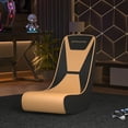 thumbnail image 3 of GTRACING Faux Leather Floor Rocker Video Gaming Chair, Orange, 3 of 7