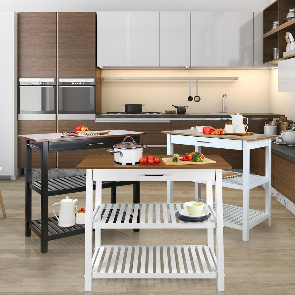 Kitchen Island with Solid American Cherry Top
