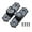 Black, variant on Adjustable Angles Door Latches Lock Heavy Duty Multipurpose Sliding Swing Bolt Lock Easy to Use for gate Barns Cabinets