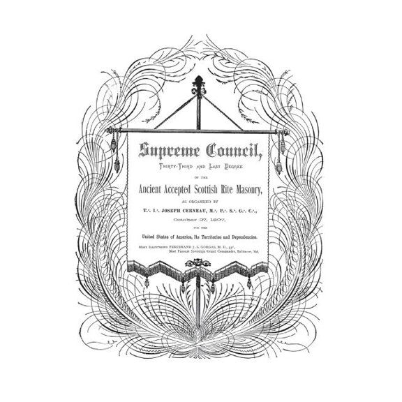 Supreme Council, Thirty-Third and Last Degree : of the Ancient and Accepted Scottish Rite as Organized by Joseph Cerneau October 27, 1807 (Paperback)