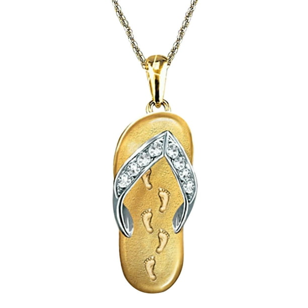 Collar con huella, colgante decorativo para hombre y mujer con cadena
