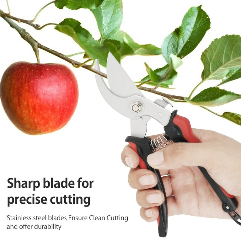 Threns Garden Bypass Pruning Shears Heavy-Duty Tree Trimmers and Rose Pruning  Shears Handheld Pruner Multipurpose Garden Shears for Gardening  Arboriculture Plants Bush 