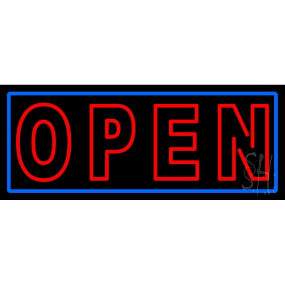 Bar Open LED Neon Sign 13 x 32 - inches, Clear Edge Cut Acrylic Backing, with Dimmer - Bright and Premium built indoor LED Neon Sign for Bar decor.