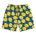thumbnail image 5 of Goofa Lemon Printed Mens Swim Trunks Summer Quick Dry Short Beach Swimwear Bathing Suits-, 5 of 9