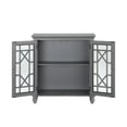 thumbnail image 4 of OakvillePark Van Horn Wood Storage Accent Cabinet, Gray, 4 of 6