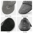 thumbnail image 5 of Barerun Toddler Boys Girls House Slippers Indoor Home Shoes Warm Socks for Kids Grey, 5 of 7