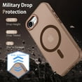 thumbnail image 6 of BENTOBEN Case for iPhone 16e Compatible with Mag-Safe 6.1" Metal Frame Slim Tpu Matte Shockproof Protective Cover Light, 6 of 7