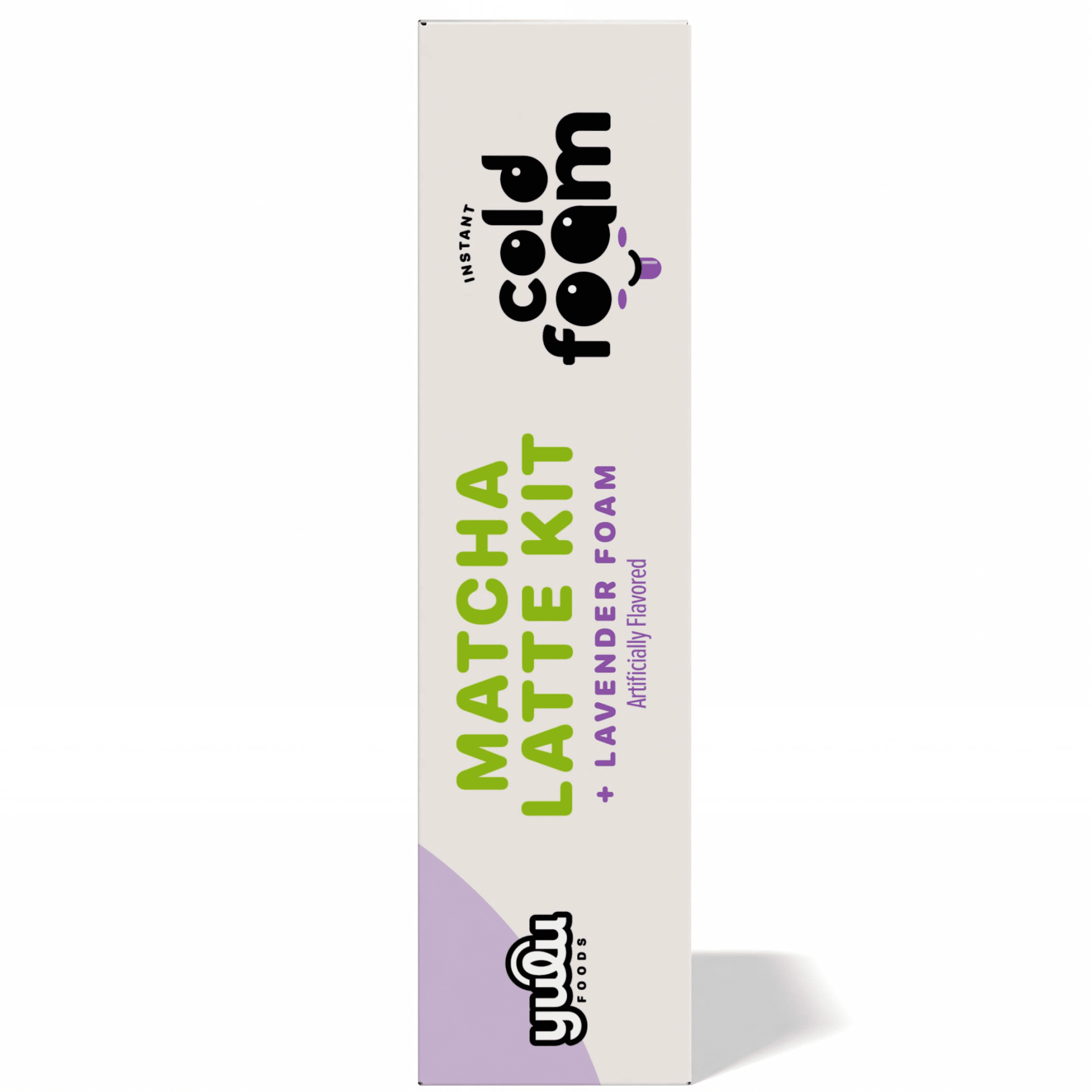 Yulu - Instant Cold Foam Latte Kit - Matcha Latte w/ Lavender Cold Foam 3 SETS NET WT 5.08 oz (144g)